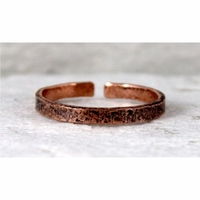 Prix de gros fait à la main personnalisé luxueux de qualité supérieure haute exigence 100% pur cuivre bague pour les femmes bague en cuivre