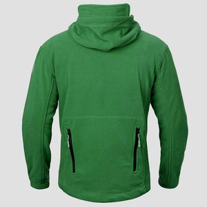 Regular length with zipper closure printed Silk Screen Printing Casual Winter Jacket Men tactical <b>fleece</b> Outdoor Jacket Zipper - Product Image 3