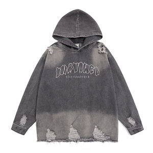 เสื้อฮู้ดพิมพ์ลายพัฟเหมาะกับทุกเพศเสื้อมีฮู้ดปักลาย3D ผ้าฝ้ายน้ำหนักเบากำหนดได้เอง - Product Image 3