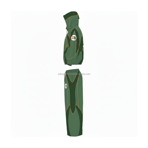 Ensemble coupe-vent de qualité supérieure polyester haute densité 220 GSM tissu imperméable et respirant panneaux verts logo personnalisé et impression grande taille - Product Image 3