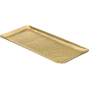 Bandeja de Servicio de Latón de Calidad Exclusiva con Asa, Bañada en Oro, Vajilla, Bandeja para Servir Aperitivos y Dulces al Mejor Precio de Venta - Product Image 2