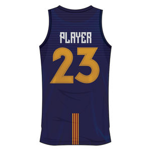 Ropa de baloncesto de poliéster 100% de alta calidad, uniforme de secado rápido diseñado a medida para equipos al por mayor - Product Image 5
