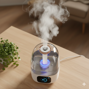 Humidificador Ultrasónico de Plástico de Alta Capacidad de 3-5L, Controlado por Aplicación, Moderno, Silencioso, Vapor Frío, Ecológico, USB, para Hogar y Oficina - Product Image 2