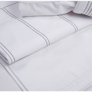 Jiu jitsu kimonokimono de jiu jitsu venta al por mayor Jiu Jitsu Unisex Karate traje artes marciales desgaste 100% algodón diseño de logotipo personalizado - Product Image 3