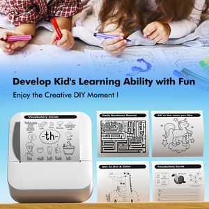 <span class=keywords><strong>Imprimante</strong></span> d'étiquettes alimentaires sans fil, portable, rechargeable, <span class=keywords><strong>imprimante</strong></span> thermique de codes-barres pour téléphone portable Android <span class=keywords><strong>iPhone</strong></span> - Modèle D1 - Product Image 6