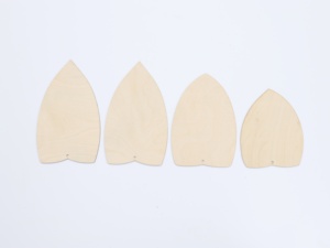 Peintures murales d'intérieur classiques modernes Art écologique Feuilles en bois Technique polie - Product Image 3