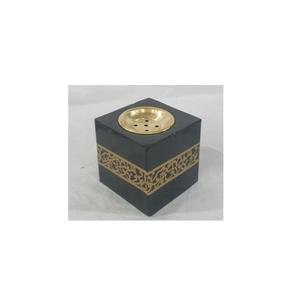 2025 árabe nuevo diseño boda chapado en oro Mubkhar Bakhoor latón antiguo musulmán decoración del hogar quemador de incienso titular - Product Image 3