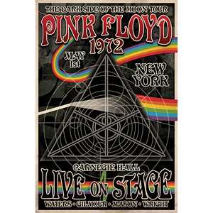 Affiche Pink Floyd au design moderne, The Dark Side of the Moon Tour, décoration murale - Product Image 3