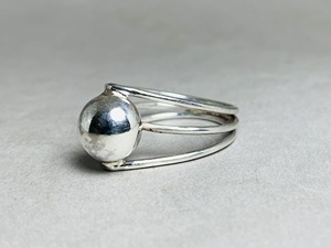 Venta al por mayor de fábrica, anillo de banda personalizado, anillos de bola de moda de buena calidad, anillo de Plata de Ley 925 al por mayor, joyería de plata - Product Image 3