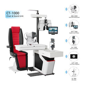 Görüş muayene odaları için All-in-One optometri sandalye CT-1000 masa otomatik oftalmik sandalye ünitesi - Product Image 3