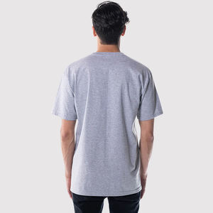 T-shirt d'été 100% coton 210gsm de haute qualité pour hommes Jersey décontracté solide à impression personnalisée avec maillot vierge de qualité supérieure à l'avant uni - Product Image 2