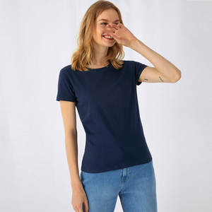 T-shirts pour femmes vierges avec logo personnalisé T-shirt de sport T-shirts unisexes T-shirts unis pour femmes à épaules tombantes de grande taille - Product Image 1