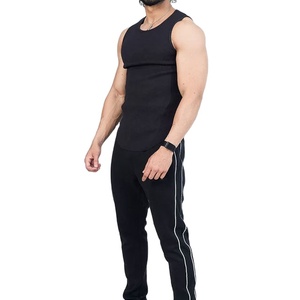 Customized Activewear Gym Training <b>Compression</b> Slim Fit Breathable Fabric Polyester Spandex Stretchable Sports Tank Top <b>Men's</b> - Product Image 2