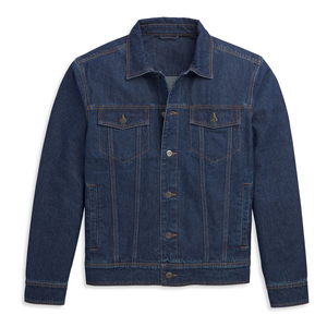 Veste en jean pour hommes 2025 Nouvel arrivage Veste en jean personnalisée de haute qualité en gros Vestes en jean pour hommes lavées personnalisées - Product Image 1