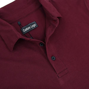 Polo en coton à manches courtes pour homme en coupe classique/Polo uni à manches courtes classique pour homme - Product Image 1