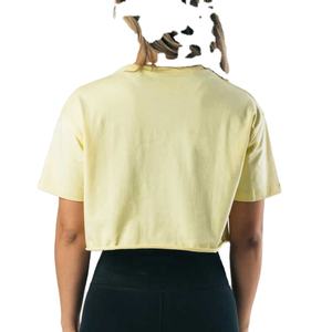 Women's Summer Casual <b>T</b>-<b>Shirts</b> 100% Cotton Quick Dry Breathable Solid Pattern Short Sleeves Best Quality <b>Crop</b> <b>Fitted</b> - Product Image 6