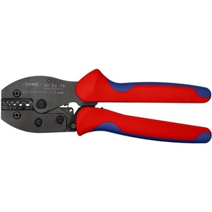 Outil de sertissage de extrémités de fils KNIPEX PreciForce, longueur totale 220 mm, 0,25 6 (AWG 23 10) mm, poignées multi-composants polies - Product Image 1