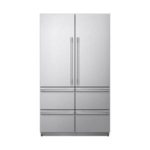 Refrigerador de Acero Inoxidable Empotrado con Puerta Francesa de 48 Pulgadas, Sin Escarcha, Eléctrico, Solar, Portátil, para Uso Doméstico, con Compresor Usado - Product Image 6