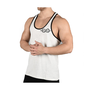 Débardeur de sport en coton pour homme avec logo personnalisé, sans manches, respirant, style streetwear pour le sport, la remise en forme et la musculation - Product Image 2