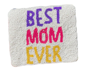 Monedero con Cremallera Bordado a Mano con Cuentas de Semillas, Bolsa para Monedas para Mujeres y Niñas con Color Personalizado por MD HANDICRAFTS - Product Image 3