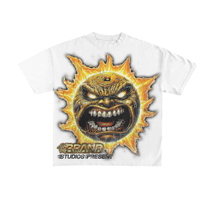 T-shirt d'été personnalisé de haute qualité en coton avec motif d'impression American Street Acid Stone Wash Sun Faded T-shirts imprimés pour hommes - Product Image 3