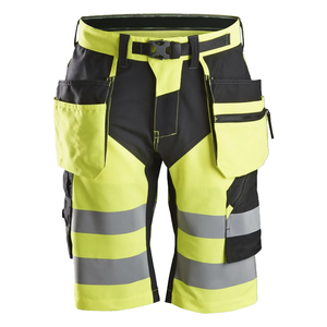 Pantalones Cortos de Trabajo de Seguridad para Hombre, Pantalones Cortos de Construcción de Alta Visibilidad con Cinta Reflectante, Ropa de Trabajo - Product Image 1