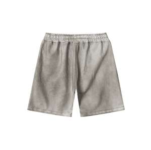 กางเกงขาสั้นผ้าฝ้ายแท้วินเทจสำหรับผู้ชายกางเกงขาสั้นลำลองแนวสตรีทแวร์ซีดจางแบบลำลองฤดูร้อน - Product Image 5