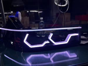 <span class=keywords><strong>LED</strong></span> DRL Luzes Diurnas Melhor Desempenho para Carro Universal Branco Amarelo WRGB App Controle 5D Angel Eyes Personalizado - Product Image 4