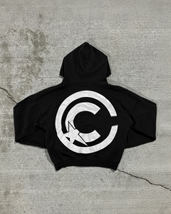 Sudadera Yingling de Doble Capa de Algodón de 500 Gsm, Bordada, Estilo Holgado, Lavada al Ácido, Pantalones Deportivos Extra Grandes, Sudadera Corta con Capucha - Product Image 4