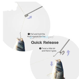 Extracteur d'hameçons rapide et sûr pour pêcheurs, ergonomique pour une utilisation confortable - Product Image 3