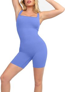Élégant Dames Combinaison Sans Manches Stretch Fit Doux Respirant Léger Design Élégant pour Entraînement Yoga Voyage Casual Wear - Product Image 3