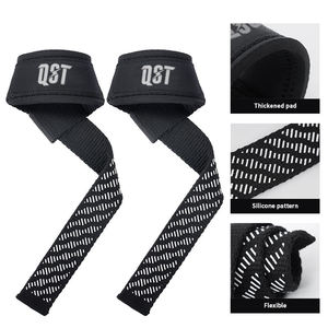 Correas de Levantamiento Acolchadas de Neopreno y Algodón de Marca Privada para Levantamiento de Pesas Profesional, Logotipo Personalizado, Antideslizantes, Protección Avanzada - Product Image 2