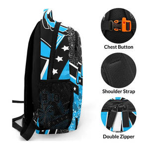 Mochilas Deportivas para Animadores, Diseño Personalizado, Sublimadas, con Brillantina, Precio de Fábrica al por Mayor - Product Image 5