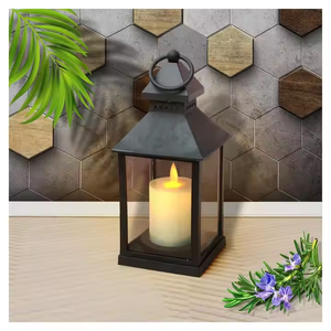 Lanternes de Noël indiennes faites à la main pour l'Aïd fête de mariage décor à la maison marocain 2025 lanterne à bougie en métal avec décoration lumineuse LED - Product Image 5