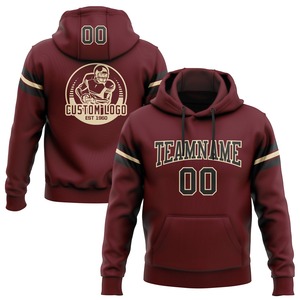 Direct Industry Wholesale 3D Embroidered Custom Stitched <b>Navy</b> Gold-White Sports Pullover Sweatshirt Hoodie - Product Image 6