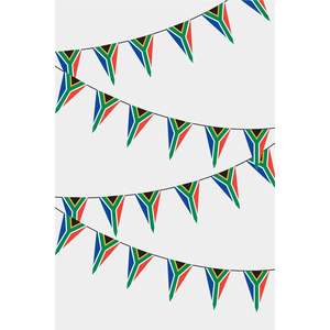 Burlap Triangular Flag Bunting for Father's Day Graduation Back to School More Occasions - Product Image 1