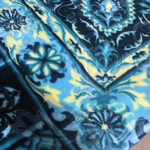 Couverture en Raschel à 2 couches à imprimé floral de luxe, douce et tissée pour un usage domestique, vente chaude à un prix avantageux - Product Image 4