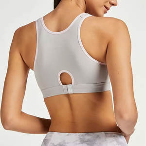 Soutien-gorge de sport pour femme, fabriqué en usine, teinture unie, vêtements de sport, entraînement et remise en forme, bonne qualité - Product Image 2