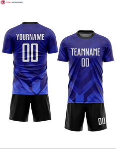 ชุดเสื้อฟุตบอลทีมฝึกซ้อมแบบมีโลโก้สั่งทำได้  ชุดเต็ม 100% โพลีเอสเตอร์ แห้งเร็ว ชุดยูนิฟอร์มฟุตบอลสั่งทำได้ - Product Image 1