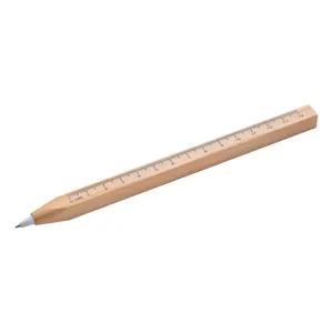 Penna a Sfera Nera Personalizzata Burnham con Righello Elegante e Gadget - Product Image 3