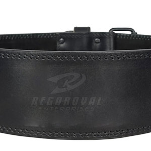 Cinturón de levantamiento de pesas con soporte de espalda acolchado para entrenamiento y levantamiento de alta calidad Single Prong - Product Image 6