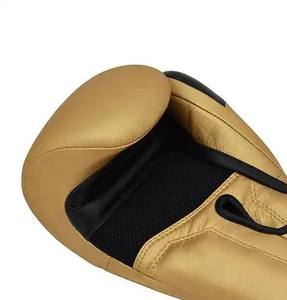 Guantes de Boxeo Profesionales de Diseño Personalizado al por Mayor, 8oz/10oz/12oz/14oz/16oz, Guantes de Boxeo de Entrenamiento de Cuero Genuino OEM, CP-BG-09 - Product Image 5