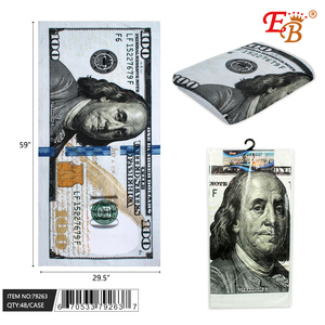 Custom Luxury <b>Beach</b> <b>Towel</b> 30\"x60\" Jacquard Design Dollar Bill Pattern Quick Dry Sublimation Printing 48pcs/cs Custom Logo <b>Bag</b> - Product Image 1