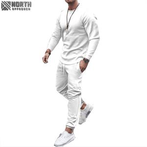 Ropa de hombre 2025, chándal, ropa de primavera, ropa de entrenamiento lisa, ropa de jogging para hombre, conjunto de chándal con capucha para hombre - Product Image 4