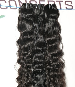 Vente en gros 100% vierge temple indien cuticule brut aligné extensions de cheveux humains non transformés boucles ondulées 30 pouces vendeurs de cheveux - Product Image 2