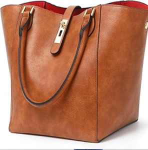 Bolso de mano moderno en beige con bufanda decorativa. Disponible a precios de mayoreo. - Product Image 4