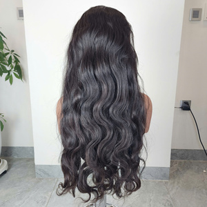 Perruque Lace Frontal Wig brésilienne Remy, cheveux courts, densité 200%, 28, 30 pouces, 13x4 - Product Image 4