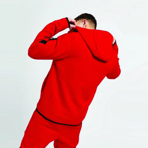 2025 Pakistan hommes nouveau Style respirant Tech polaire survêtement à capuche col rond pour les ensembles de sports d'hiver - Product Image 3