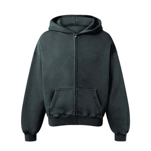 Hombres Zip Up Hoodie Ligero Full Zip Hooded - Product Image 1