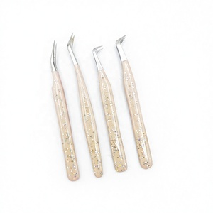 Pinzas para Pestañas Somofy Enterprises, Personalizadas con Marca Privada, de Acero Inoxidable Sólido, Precisión, Durabilidad, Antiestáticas, 10 mm de Longitud, Superficie Lisa - Product Image 1